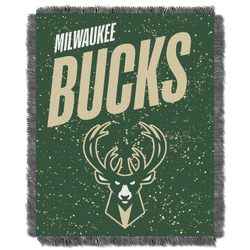 NBA Milwaukee Bucks Headliner Jacquard Throw