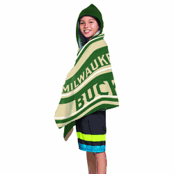 NBA Milwaukee Bucks Juvy Hooded Towel