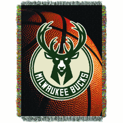 NBA Milwaukee Bucks Photo Real Tapestry Throw