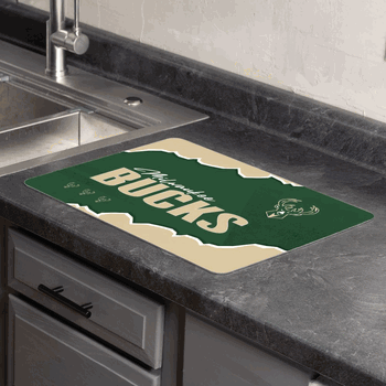 NBA Milwaukee Bucks Torn Small Mat 15�20 inches