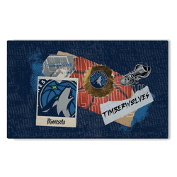 NBA Minnesota Timberwolves Display Washable Rug 32 x 62 Inches