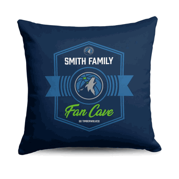 NBA Minnesota Timberwolves Dominion Personalized Throw Pillow 18�18 Inches