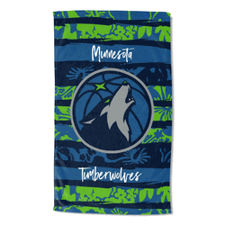 NBA Minnesota Timberwolves Pocket Beach Towel 30 x 60 Inches