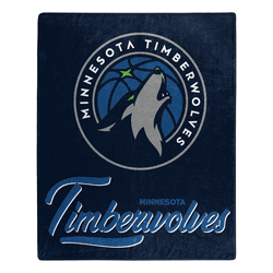NBA Minnesota Timberwolves Signature Raschel Throw