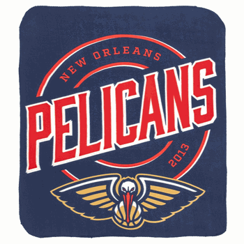 NBA New Orleans Pelicans Campaign Fleece Throw Blanket 50x60 Inches