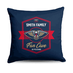 NBA New Orleans Pelicans Dominion Personalized Throw Pillow 18�18 Inches