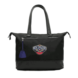 NBA New Orleans Pelicans Laptop Tote Bag with Colored Zipper Pull Accessory