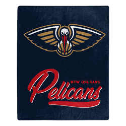 NBA New Orleans Pelicans Signature Raschel Throw
