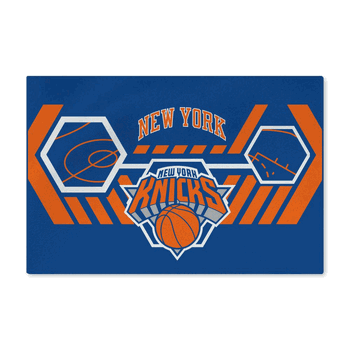 NBA New York Knicks Agile Washable Rug 20 x 32 Inches