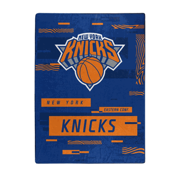 NBA New York Knicks Digitize Raschel Throw Blanket 60x80Inches