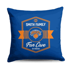NBA New York Knicks Dominion Personalized Throw Pillow 18�18 Inches