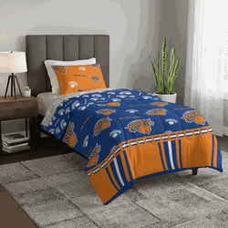 NBA New York Knicks Rotary Twin Bed In a Bag Set