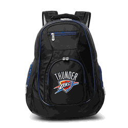 NBA Oklahoma City Thunder 19" Premium Laptop Backpack with Colored Trim