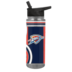 NBA Oklahoma City Thunder 24oz Cool Vibes Jr. Thirst Hydration Water Bottle