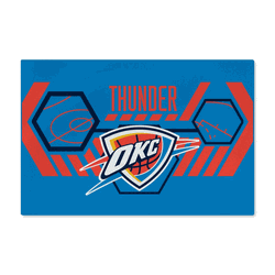 NBA Oklahoma City Thunder Agile Washable Rug 20 x 32 Inches