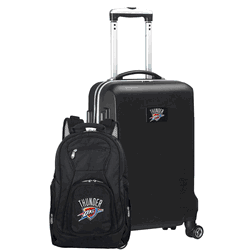 NBA Oklahoma City Thunder Deluxe 2-Piece Backpack & Carry-On Set