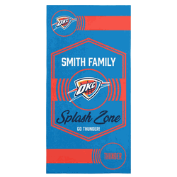 NBA Oklahoma City Thunder Dominion Personalized Beach Towel 30�60 Inches