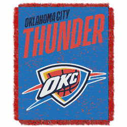 NBA Oklahoma City Thunder Headliner Jacquard Throw