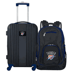NBA Oklahoma City Thunder Premium 2-Piece Backpack & Carry-On Set