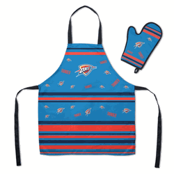 NBA Oklahoma City Thunder Press Apron BBQ Mitt Set