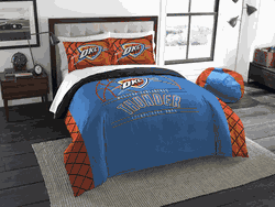 NBA Oklahoma City Thunder Reverse Slam F/Q Comforter Set