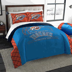 NBA Oklahoma City Thunder Reverse Slam F/Q Comforter Set