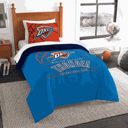 NBA Oklahoma City Thunder Reverse Slam Twin Comforter Set