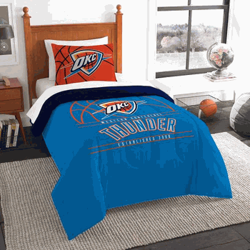 NBA Oklahoma City Thunder Reverse Slam Twin Comforter Set