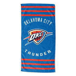 NBA Oklahoma City Thunder Stripes Beach Towel