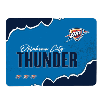 NBA Oklahoma City Thunder Torn Small Mat 15x20 inches
