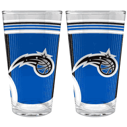 NBA Orlando Magic 2pc Pint Glass Set