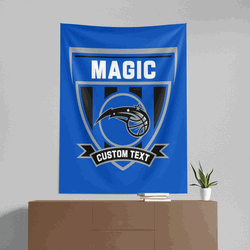 NBA Orlando Magic Allegiance Personalized Wall Hanging 50x60 Inches