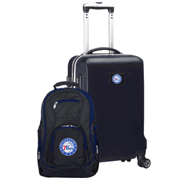NBA Philadelphia 76ers Deluxe 2-Piece Backpack & Carry-On Set