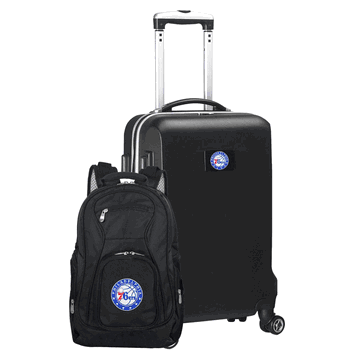 NBA Philadelphia 76ers Deluxe 2-Piece Backpack & Carry-On Set