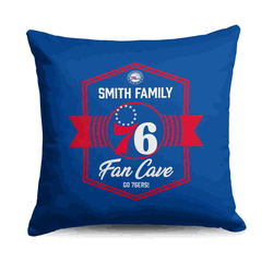 NBA Philadelphia 76ers Dominion Personalized Throw Pillow 18�18 Inches
