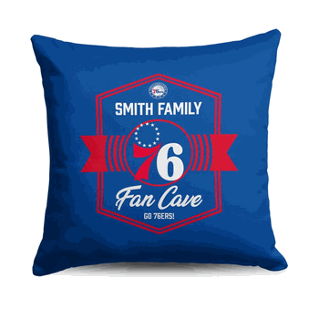 NBA Philadelphia 76ers Dominion Personalized Throw Pillow 18�18 Inches