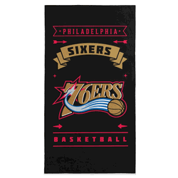 NBA Philadelphia 76ers Hardwood Classics Beach Towel 30x60 Inches