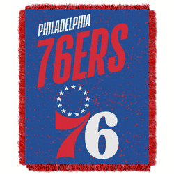 NBA Philadelphia 76ers Headliner Jacquard Throw