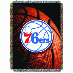 NBA Philadelphia 76ers Photo Real Tapestry Throw