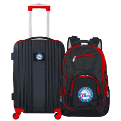 NBA Philadelphia 76ers Premium 2-Piece Backpack & Carry-On Set