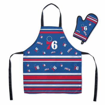 NBA Philadelphia 76ers Press Apron BBQ Mitt Set