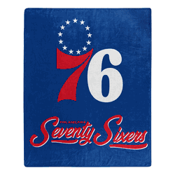 NBA Philadelphia 76ers Signature Raschel Throw