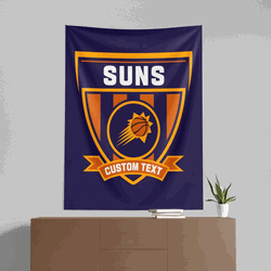 NBA Phoenix Suns Allegiance Personalized Wall Hanging 50x60 Inches