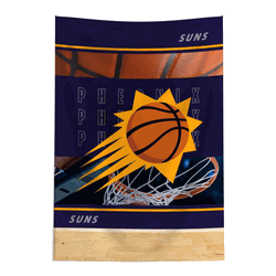 NBA Phoenix Suns Detailed Collage Wall Hanging Tapestry 24x36 inches