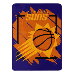 NBA Phoenix Suns Dimensional Micro Raschel Throw Blanket 46x60 Inches