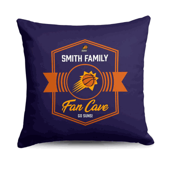 NBA Phoenix Suns Dominion Personalized Throw Pillow 18x18 Inches