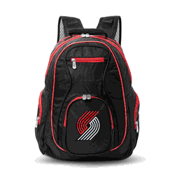 NBA Portland Trail Blazers  19" Premium Laptop Backpack with Colored Trim