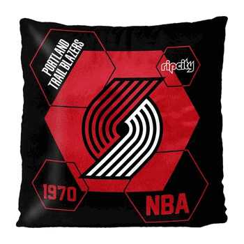 NBA Portland Trail Blazers Connector Velvet Reverse Pillow 16 x 16 Inches