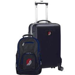 NBA Portland Trail Blazers  Deluxe 2-Piece Backpack & Carry-On Set