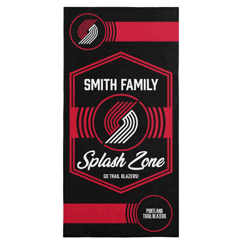 NBA Portland Trail Blazers Dominion Personalized Beach Towel 30�60 Inches